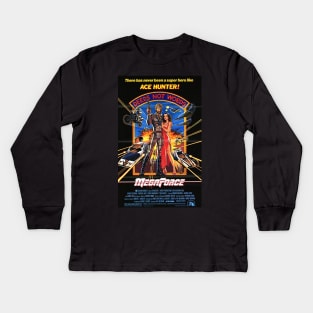Classic Science Fiction Movie Poster - MegaForce Kids Long Sleeve T-Shirt